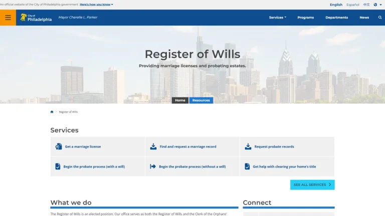 Philadelphia Register of Wills - Philadelphia, PA - Attorney in Philadelphia