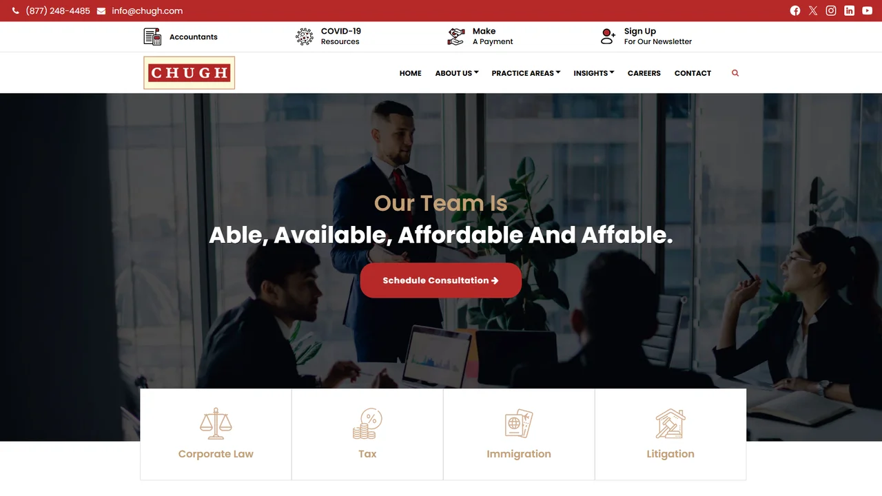Chugh, LLP - Indianapolis, IN office in Indianapolis, Indiana