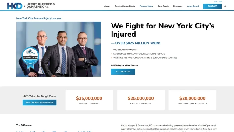 Hecht, Kleeger & Damashek, P.C. - NYC, New York - Attorney in New York City