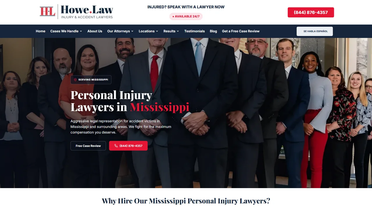 Howe.Law Injury & Accident Lawyers - Jackson, MS office in Jackson, Mississippi
