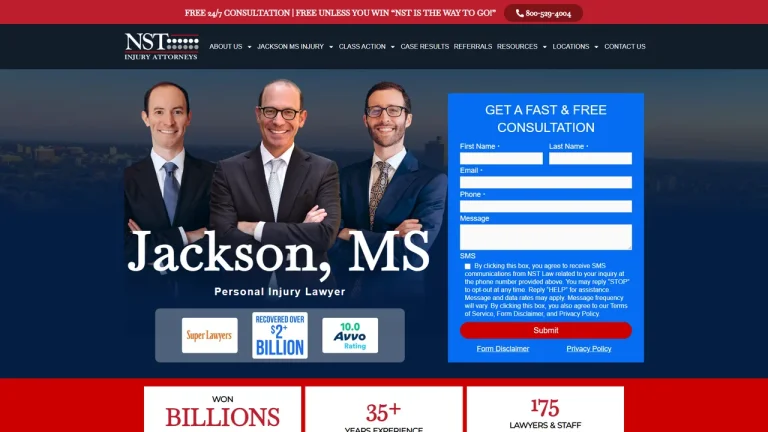NST Law Injury Attorneys - Jackson, MS - Attorney in Jackson