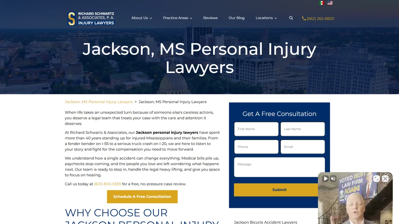 Richard Schwartz & Associates Injury Lawyers P.A. - Jackson, MS office in Jackson, Mississippi