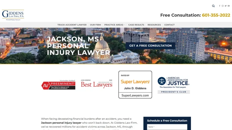 Giddens Law Firm, P.A. - Jackson, MS - Attorney in Jackson