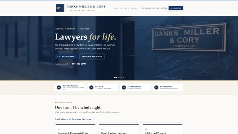 Danks Miller & Cory, PA - Jackson, MS - Attorney in Jackson