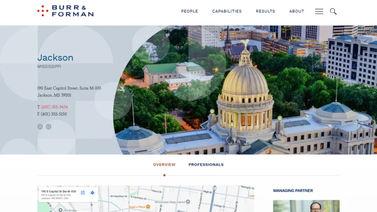 Burr & Forman - Jackson, MS - Attorney in Jackson