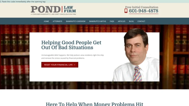 Pond Law Firm - Jackson, MS - Attorney in Jackson