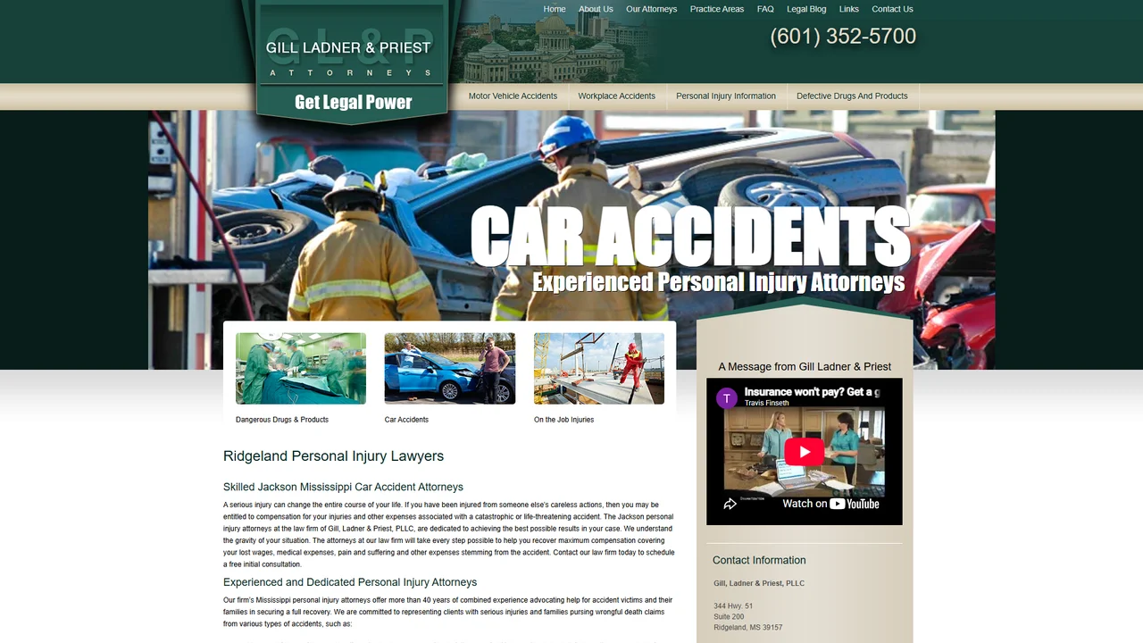 Gill, Ladner & Priest, Attorneys - Jackson, MS office in Jackson, Mississippi
