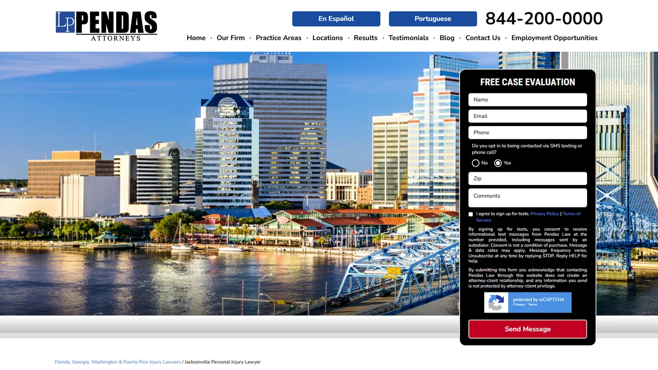 The Pendas Law Firm - Jacksonville, FL office in Jacksonville, Florida