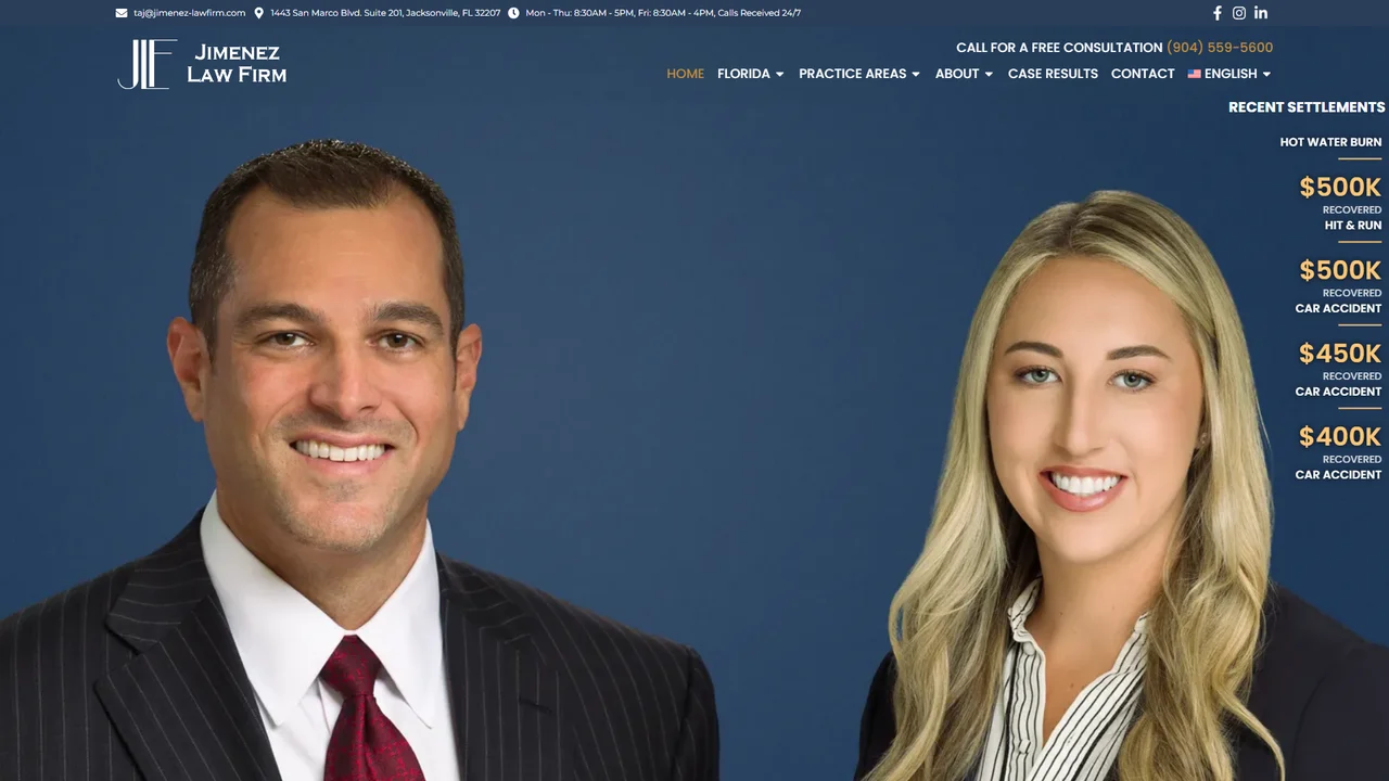 Jimenez Law Firm, P.A. - Jacksonville, FL office in Jacksonville, Florida
