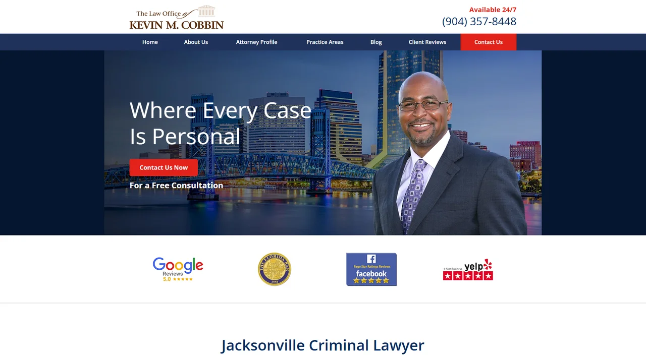 The Law Office of Kevin M. Cobbin - Jacksonville, FL office in Jacksonville, Florida