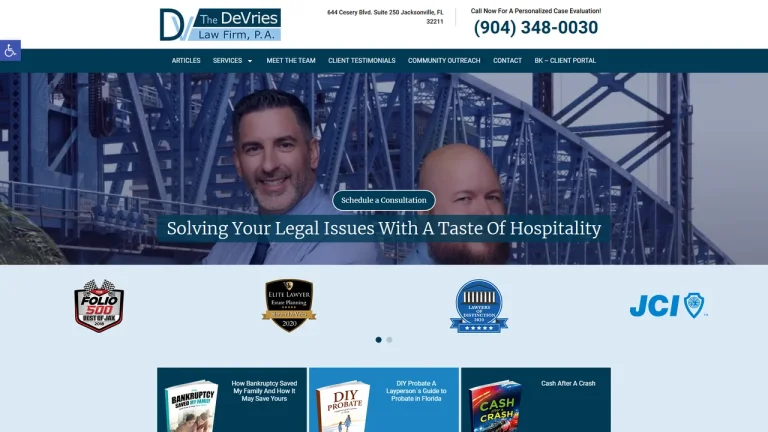 The DeVries Law Firm, P.A. - Jacksonville, FL - Attorney in Jacksonville