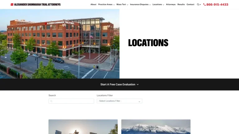 Alexander Shunnarah Trial Attorneys - Jacksonville, FL - Attorney in Jacksonville