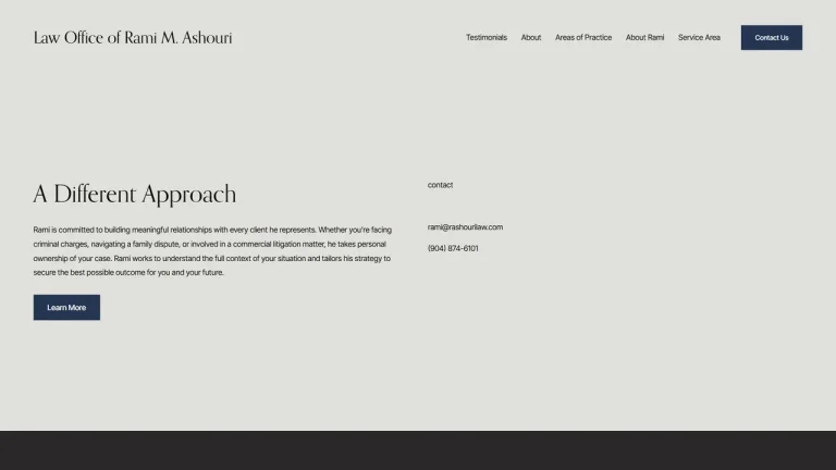Law Office of Rami M. Ashouri PLLC - Jacksonville, FL - Attorney in Jacksonville