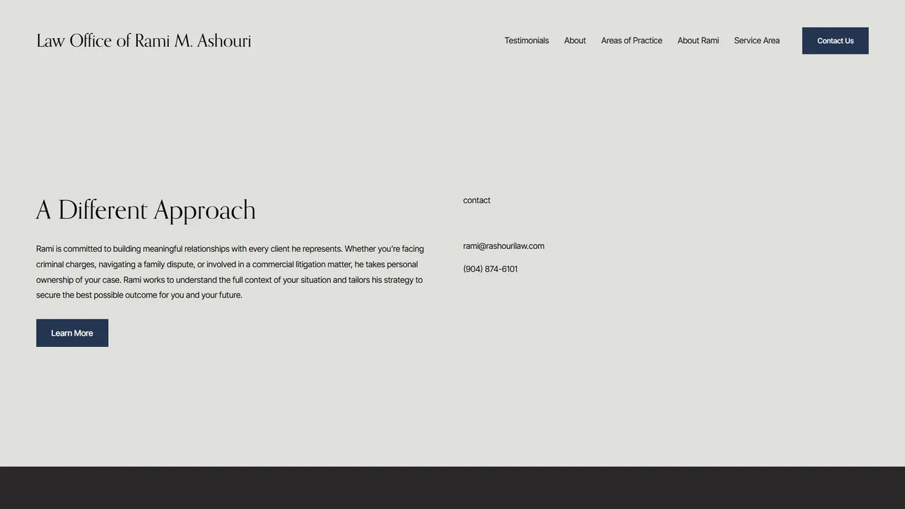Law Office of Rami M. Ashouri PLLC - Jacksonville, FL office in Jacksonville, Florida
