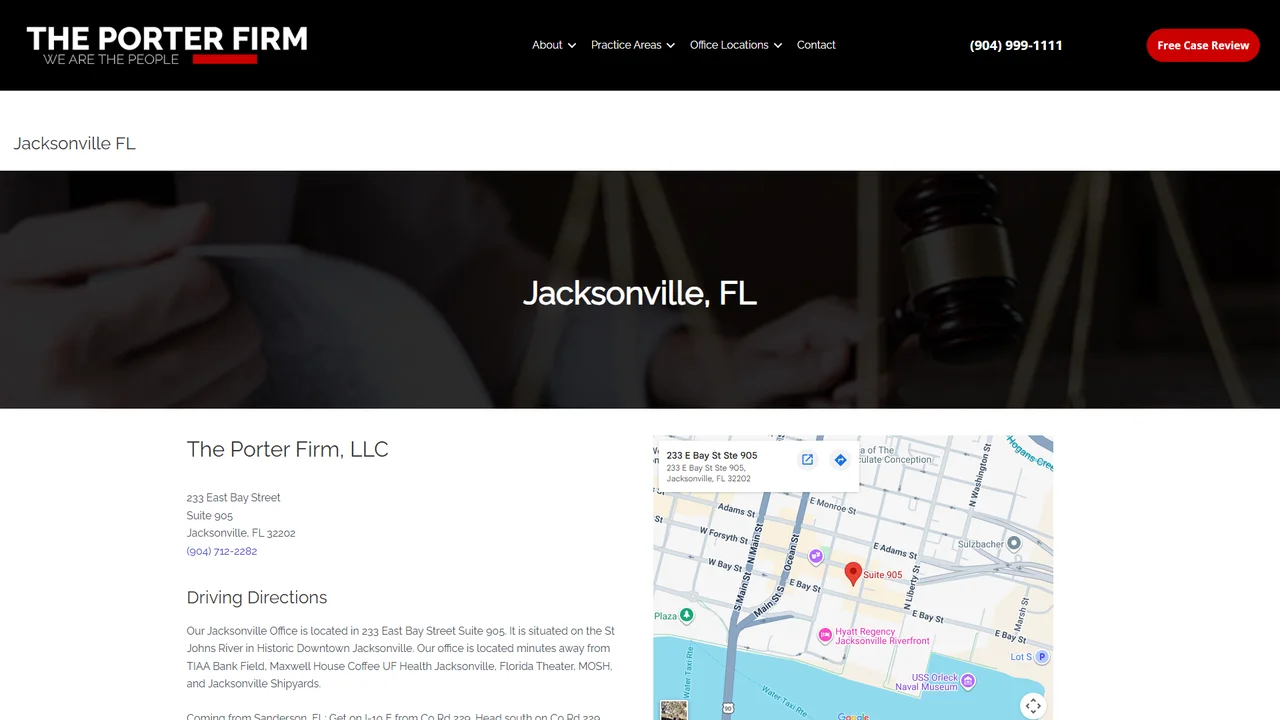The Porter Firm, LLC - Jacksonville, FL office in Jacksonville, Florida