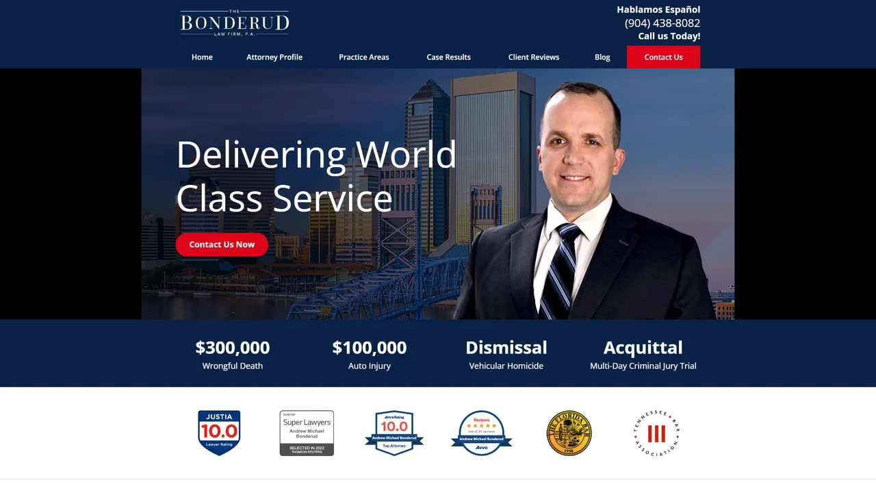 The Bonderud Law Firm, P.A. - Jacksonville, FL office in Jacksonville, Florida