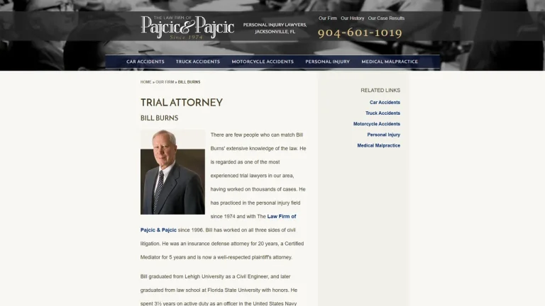 Attorney William S. Burns Jr. - Jacksonville, FL - Attorney in Jacksonville