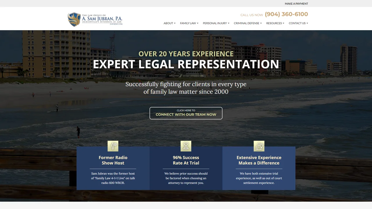 The Law Office of A. Sam Jubran, P.A. - Jacksonville, FL office in Jacksonville, Florida