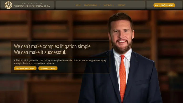 Christopher Wickersham, Attorney at Law - Jacksonville, FL - Attorney in Jacksonville