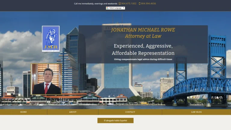 Jonathan Michael Rowe Attorney at Law - Jacksonville, FL - Attorney in Jacksonville