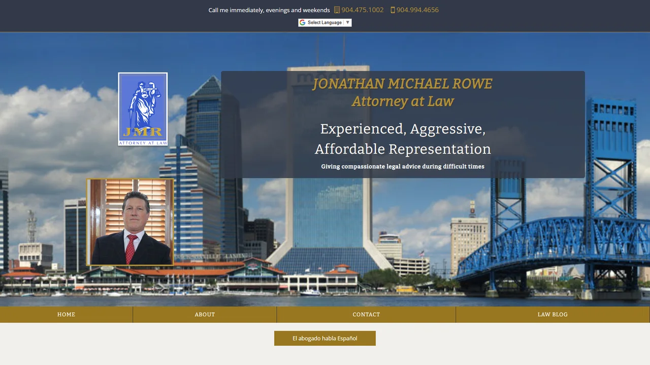 Jonathan Michael Rowe Attorney at Law - Jacksonville, FL office in Jacksonville, Florida