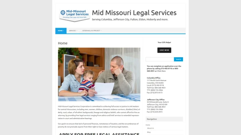 Mid-Missouri Legal Services Corporation - Jefferson City, MO - Attorney in Jefferson City