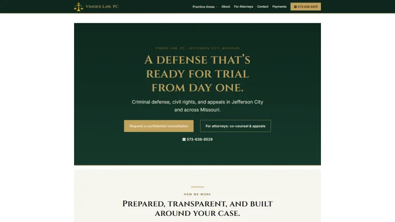 Vindex Law, PC - Jefferson City, MO - Attorney in Jefferson City