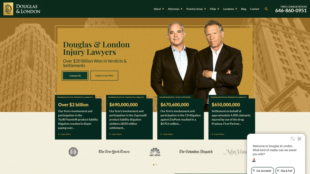 Douglas & London, P.C. - NYC, New York office in New York City, New York