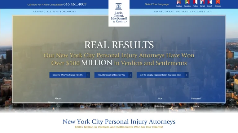 Lurie, Ilchert, MacDonnell & Ryan LLP - NYC, New York - Attorney in New York City