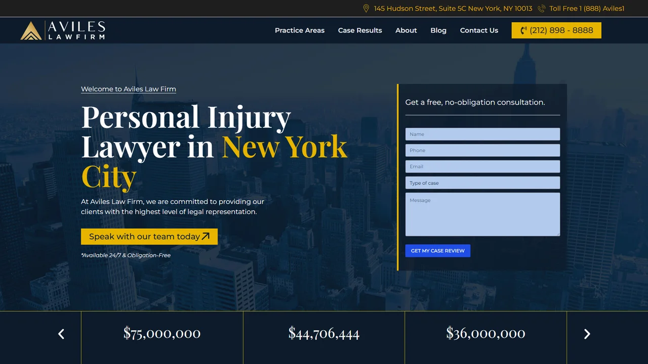 Aviles Law Firm - NYC, New York office in New York City, New York