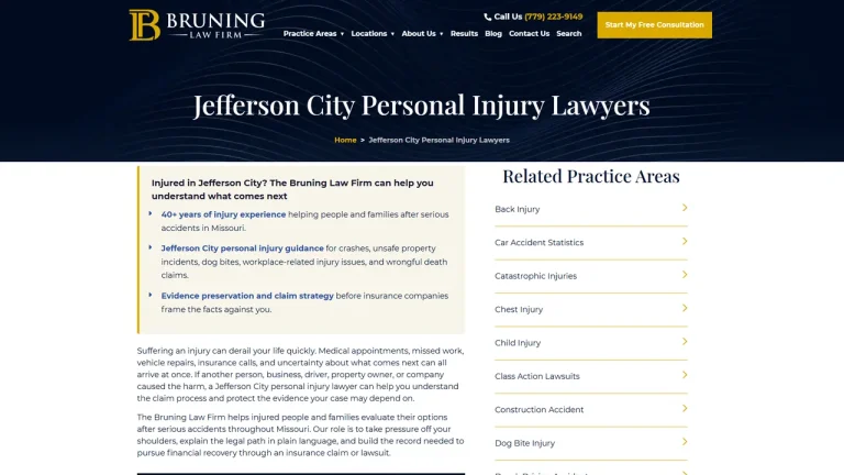 The Bruning Law Firm - Personal Injury Lawyers - Jefferson City, MO - Attorney in Jefferson City