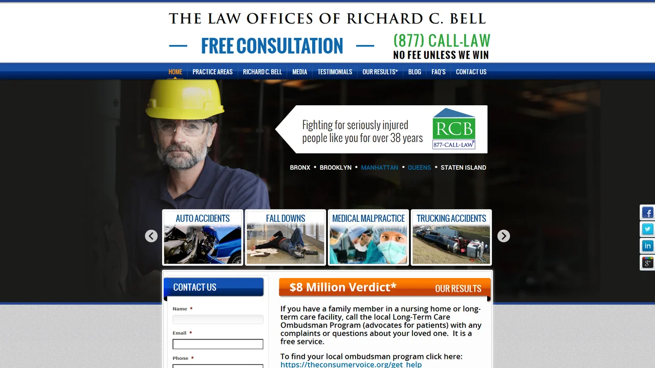 Law Offices of Richard C. Bell - NYC, New York office in New York City, New York