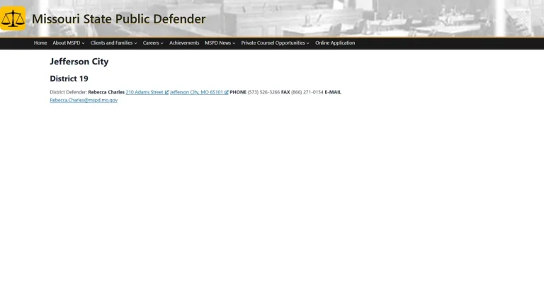 Public Defender Office - Jefferson City, MO - Attorney in Jefferson City