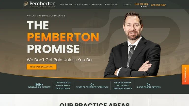 Pemberton Personal Injury Law Firm - Madison, WI - Attorney in Madison