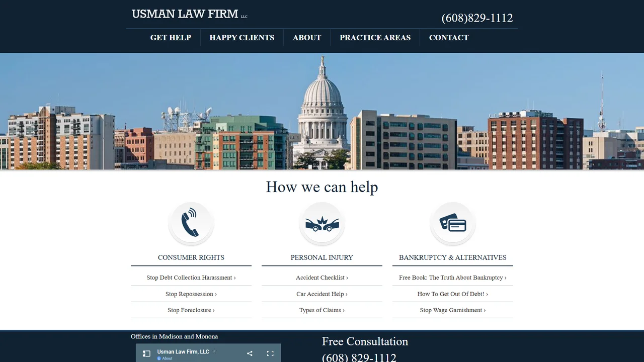 Usman Law Firm, LLC - Madison, WI office in Madison, Wisconsin