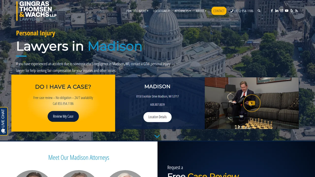Gingras, Thomsen & Wachs Lawyers - Madison, WI office in Madison, Wisconsin