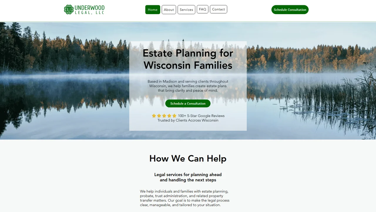 Underwood Legal, LLC - Madison, WI office in Madison, Wisconsin
