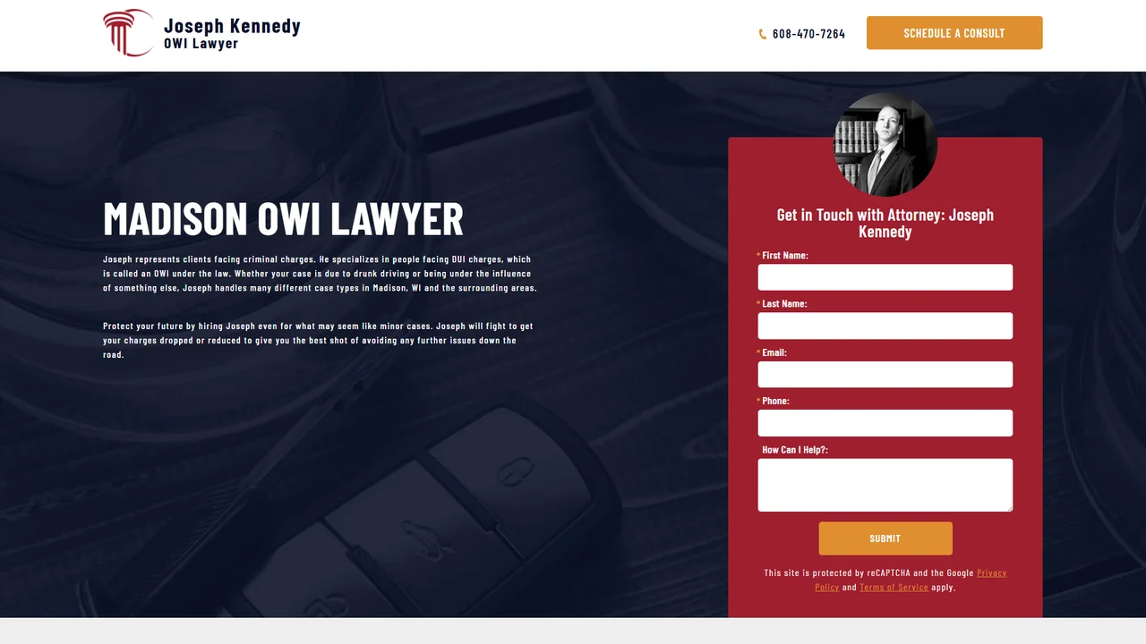 Attorney Joseph Kennedy - Madison, WI office in Madison, Wisconsin