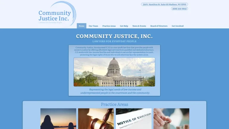 Community Justice Inc - Madison, WI - Attorney in Madison