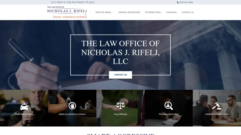 The Law Office Of Nicholas J. Rifelj, LLC - Madison, WI - Attorney in Madison
