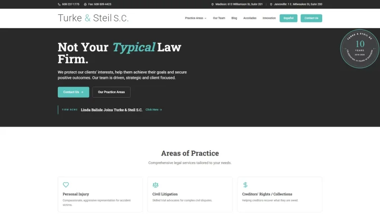 Turke and Steil LLP - Madison, WI - Attorney in Madison