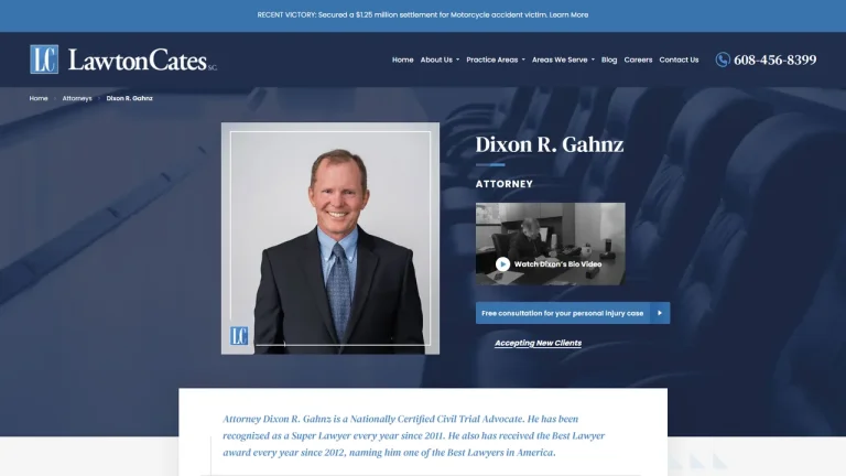 Dixon R. Gahnz - Madison, WI - Attorney in Madison