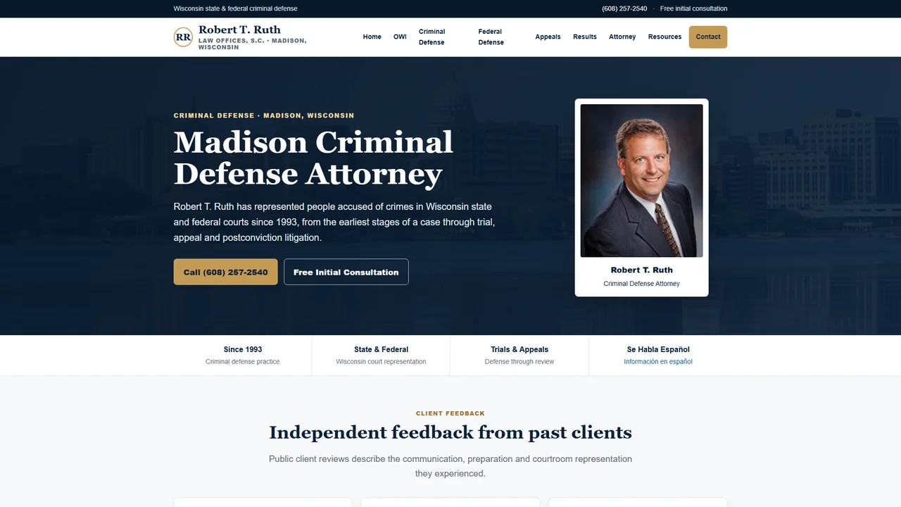 Robert T Ruth Law Offices SC - Madison, WI office in Madison, Wisconsin