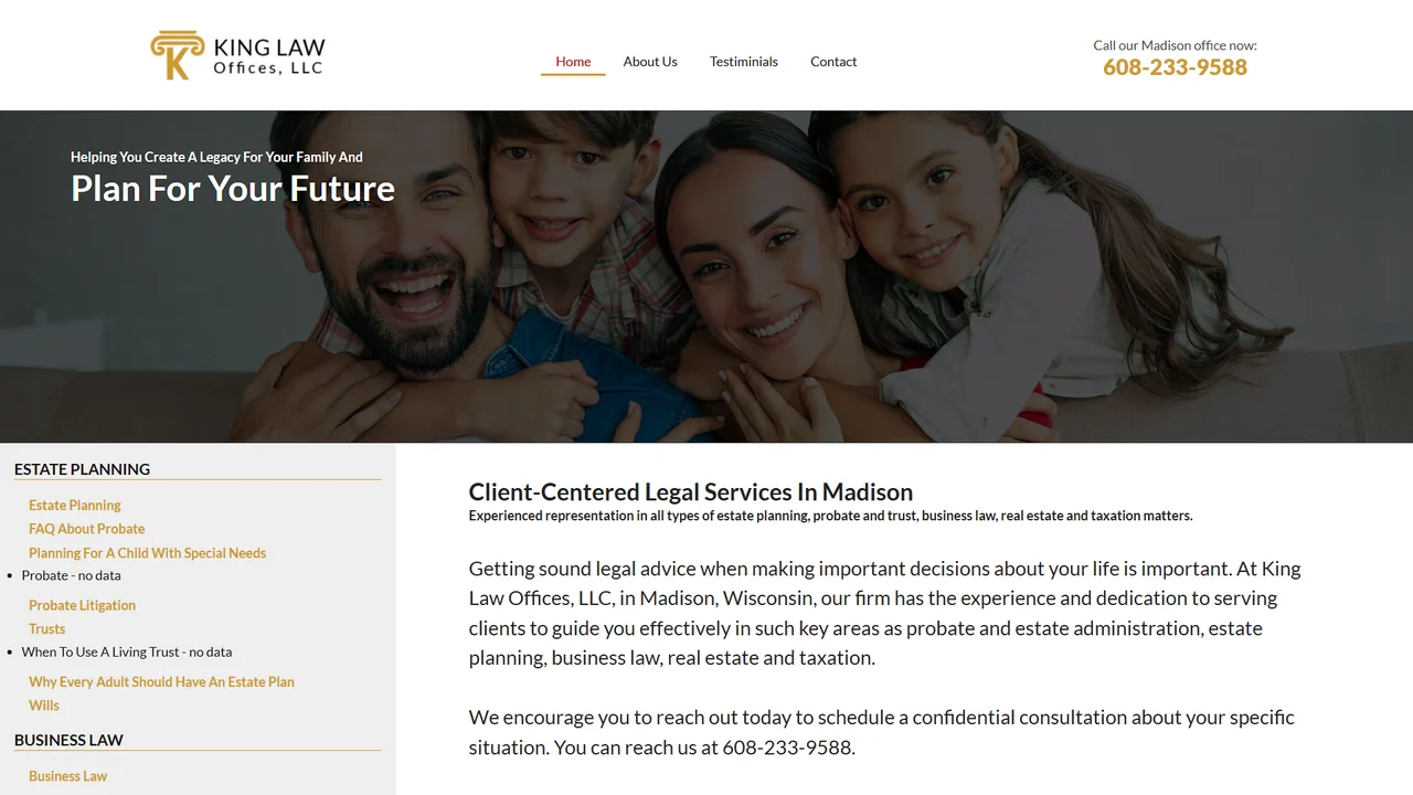 King Law Offices, LLC - Madison, WI office in Madison, Wisconsin
