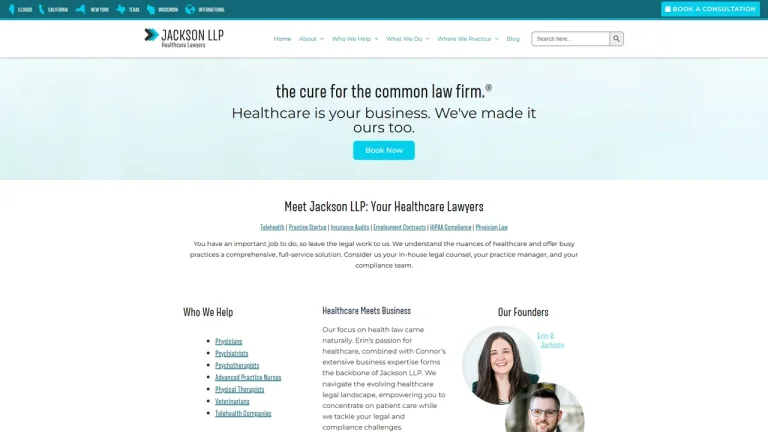 Jackson LLP Healthcare Lawyers - Madison, WI - Attorney in Madison