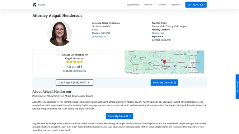 Attorney Abigail Henderson - Madison, WI - Attorney in Madison