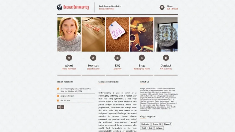 Badger Bankruptcy LLC - Attorney Jenna Morrison - Madison, WI - Attorney in Madison