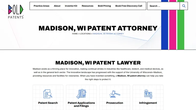 Bold Patents Law Firm - Madison, WI - Attorney in Madison