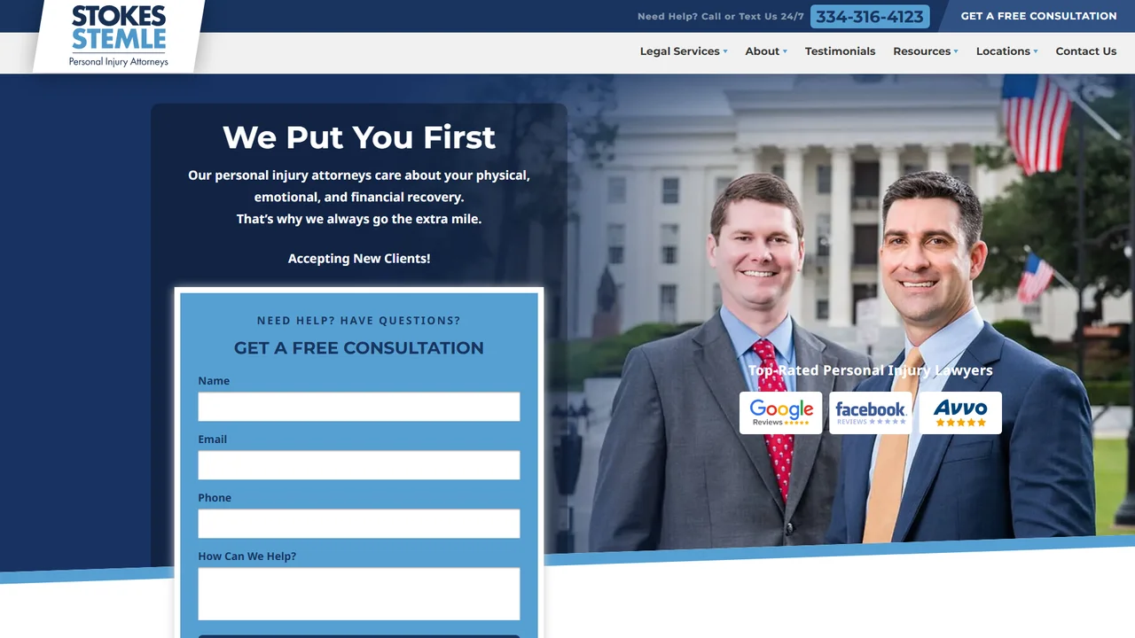 Stokes Stemle, LLC - Personal Injury Attorneys - Montgomery, AL office in Montgomery, Alabama
