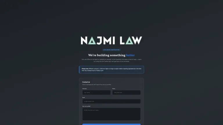 The Law Office of Ali Najmi - NYC, New York - Attorney in New York City